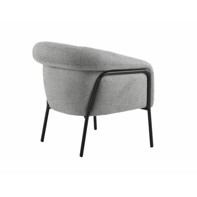 FOTEL CLOVER BREGO CZARNY STELAŻ/ SZARY 07