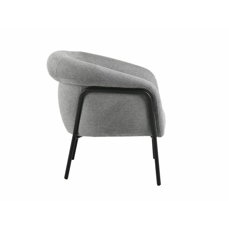 FOTEL CLOVER BREGO CZARNY STELAŻ/ SZARY 07