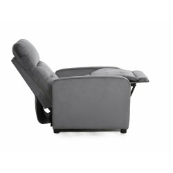 FOTEL ROZKŁADANY OTUS VELVET SZARY BLUVEL 14 FOTEL ROZKŁADANY OTUS VELVET SZARY BLUVEL 14