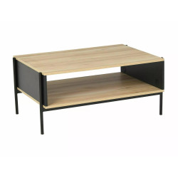 ŁAWA KARINA A DĄB/CZARNY MAT 90X60X41