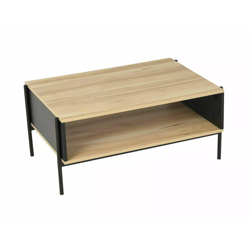 ŁAWA KARINA A DĄB/CZARNY MAT 90X60X41