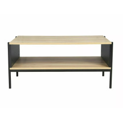 ŁAWA KARINA A DĄB/CZARNY MAT 90X60X41