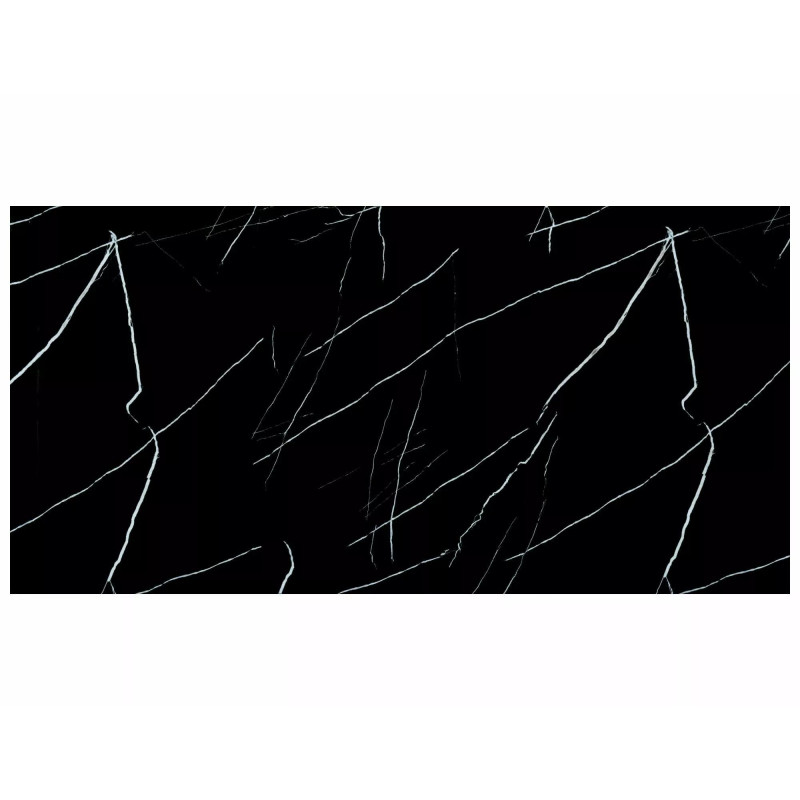 ŁAWA ESCADA A II CZARNY EFEKT MARMURU/ZŁOTY 120X60