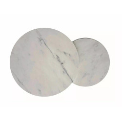 ŁAWA HOLA BIAŁY EFEKT MARMURU/ZŁOTY (ZESTAW)