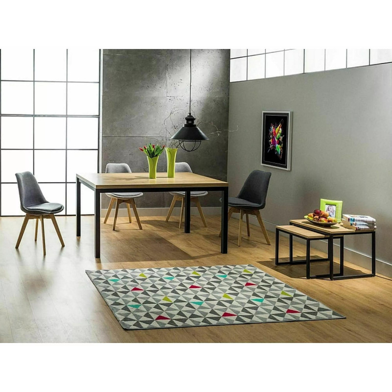 ŁAWA LARGO DUO DĄB/CZARNY (ZESTAW)