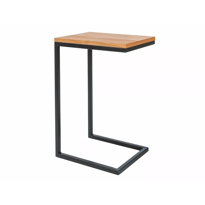 STOLIK LARGO C DĄB/CZARNY 30X40