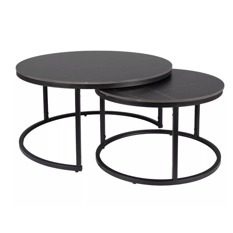 ŁAWA FERRANTE D CZARNY MAT FI80 FI60/ CZARNY MAT ZESTAW