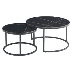 ŁAWA FERRANTE D CZARNY MAT FI80 FI60/ CZARNY MAT ZESTAW