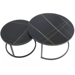 ŁAWA FERRANTE D CZARNY MAT FI80 FI60/ CZARNY MAT ZESTAW