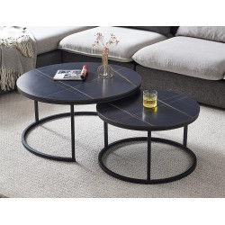 ŁAWA FERRANTE D CZARNY MAT FI80 FI60/ CZARNY MAT ZESTAW