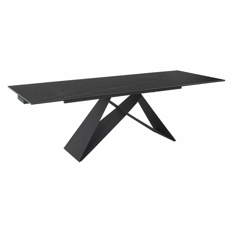 Stół ceramiczny Westin Ceramic sahara noir/czarny mat(160-240)x90