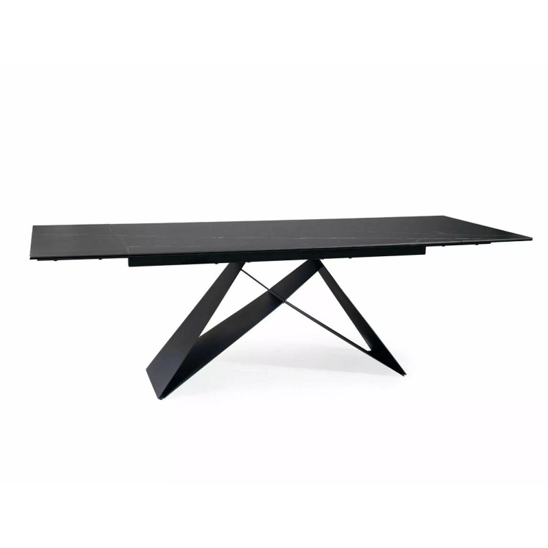 Stół ceramiczny Westin Ceramic sahara noir/czarny mat(160-240)x90