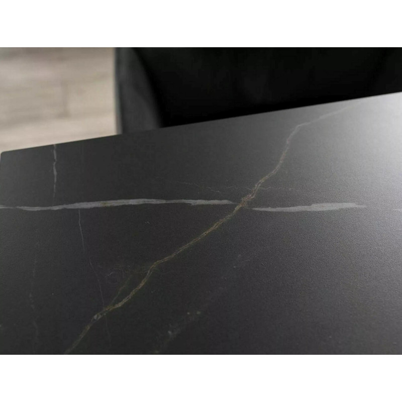 Stół ceramiczny Westin Ceramic sahara noir/czarny mat(160-240)x90