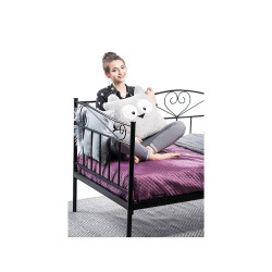 ŁÓŻKO BIRMA 90X200 CZARNY ŁÓŻKO BIRMA 90X200 CZARNY