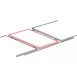 Rozkładany stół Domingo okleina naturalna czarny/czarny fi 100(100-250)