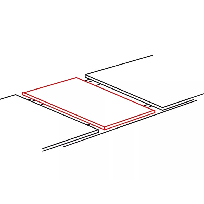 Rozkładany stół Domingo okleina naturalna czarny/czarny fi 100(100-250)