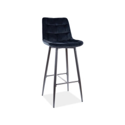 HOKER CHIC H-1 VELVET CZARNY STELAŻ / CZARNY BLUVEL 19