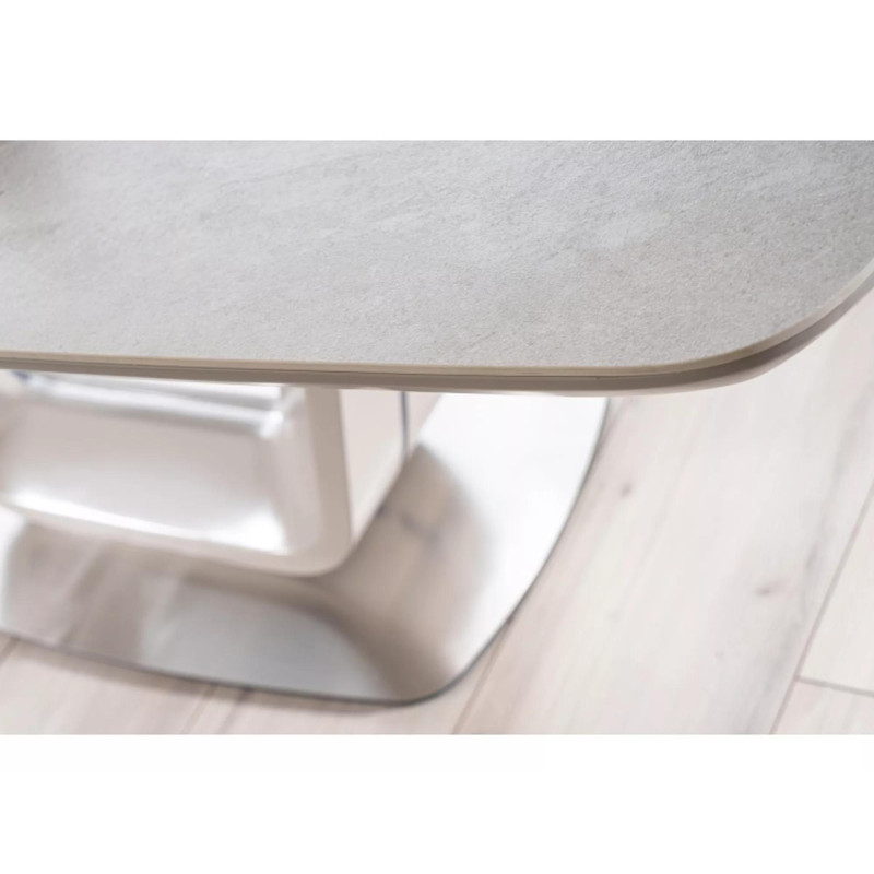 Ceramiczny stół Armani Ceramic szary efekt marmuru/szary mat 160(220)x90