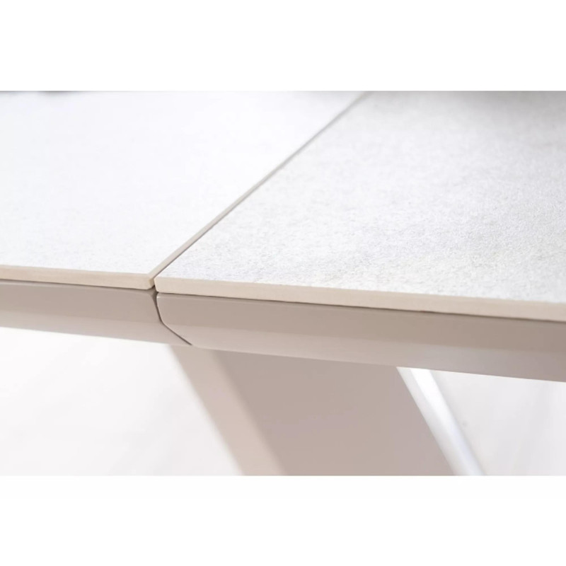 Ceramiczny stół Armani Ceramic szary efekt marmuru/szary mat 160(220)x90