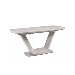 Ceramiczny stół Armani Ceramic szary efekt marmuru/szary mat 160(220)x90