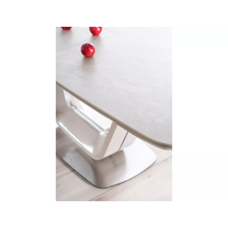 Ceramiczny stół Armani Ceramic szary efekt marmuru/szary mat 160(220)x90