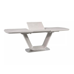 Ceramiczny stół Armani Ceramic szary efekt marmuru/szary mat 160(220)x90