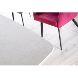 Ceramiczny stół Armani Ceramic szary efekt marmuru/szary mat 160(220)x90