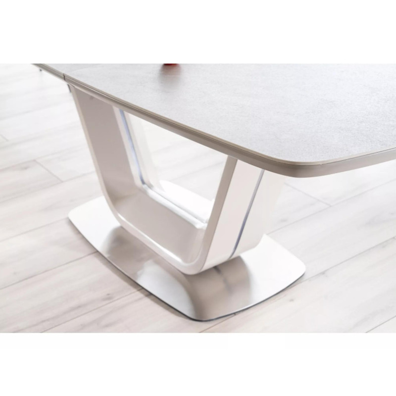 Ceramiczny stół Armani Ceramic szary efekt marmuru/szary mat 160(220)x90