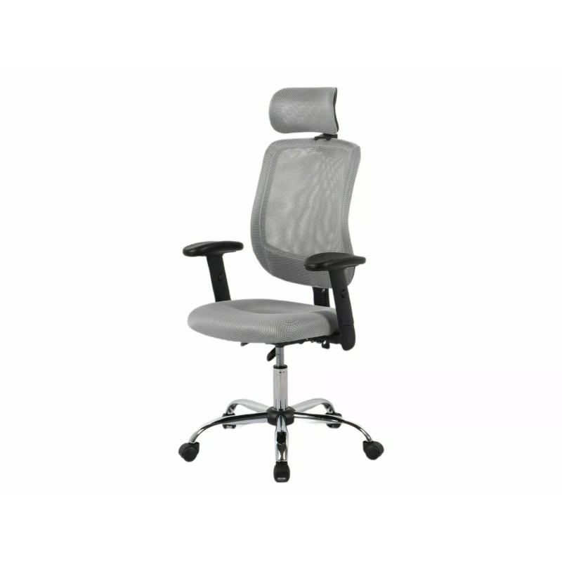 FOTEL OBROTOWY Q-118R SZARY