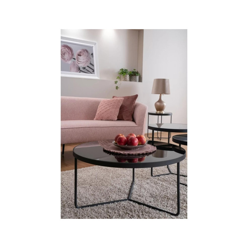 ŁAWA ARTEMIDA SZARY+CZARNY / CZARNY (ZESTAW)