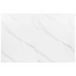 Stół rozkładany Westin SC biały efekt marmuru/czarny mat 120(160)x80