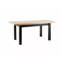 STÓŁ PRESTO DĄB ARTISAN / CZARNY 140(218)X80