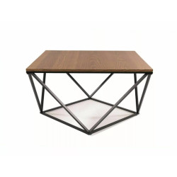 ŁAWA SILVER A ORZECH/CZARNY  80X80 ŁAWA SILVER A ORZECH/CZARNY  80X80