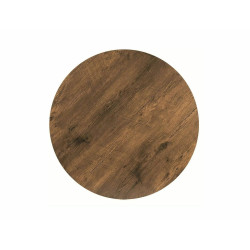 STÓŁ TALIA II ORZECH/CZARNY MAT FI 90