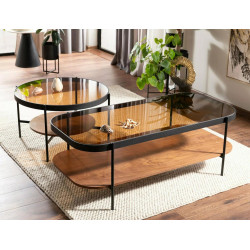 ŁAWA PRIMA A BURSZTYNOWY/ORZECH 120X58X43