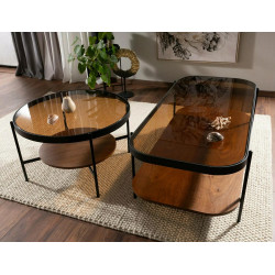 ŁAWA PRIMA A BURSZTYNOWY/ORZECH 120X58X43