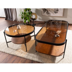 ŁAWA PRIMA A BURSZTYNOWY/ORZECH 120X58X43