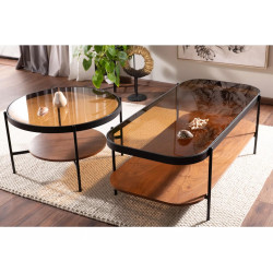 ŁAWA PRIMA A BURSZTYNOWY/ORZECH 120X58X43