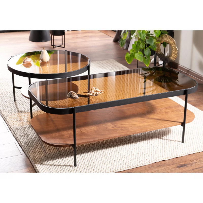 ŁAWA PRIMA A BURSZTYNOWY/ORZECH 120X58X43