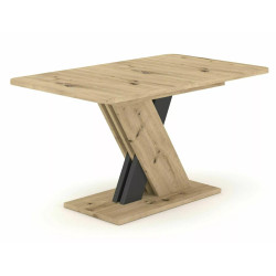 Rozkładany stół Exel dąb artisan/antracyt 140(180)X85