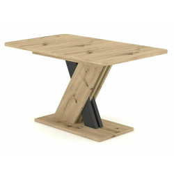 Rozkładany stół Exel dąb artisan/antracyt 140(180)X85