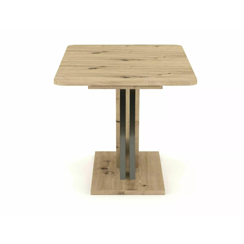 Rozkładany stół Exel dąb artisan/antracyt 140(180)X85