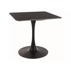 Ceramiczny stół Espero II czarny mat/czarny 80X80