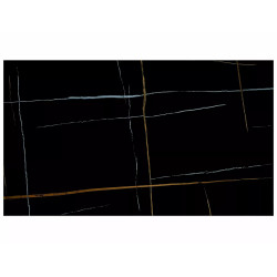 Stół rozkładany Infinity Ceramic z ceramicznym blatem azario black/czarny mat 160(240)x95
