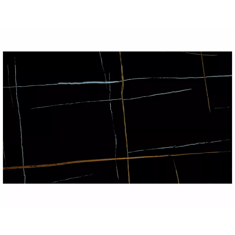 Stół rozkładany Infinity Ceramic z ceramicznym blatem azario black/czarny mat 160(240)x95