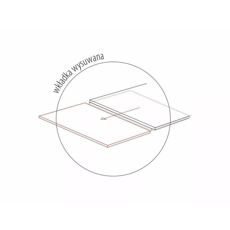 Stół rozkładany Infinity Ceramic z ceramicznym blatem azario black/czarny mat 160(240)x95