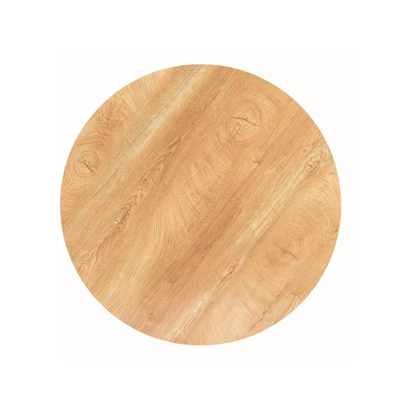 STÓŁ AMADEO II DĄB/CZARNY MAT FI 90