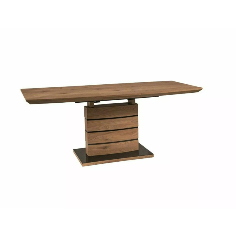 Nowoczesny rozkładany stół Leonardo dąb 140(180)x80