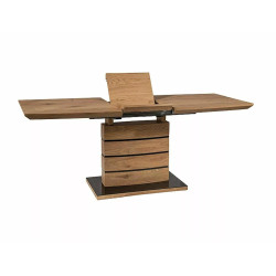 Nowoczesny rozkładany stół Leonardo dąb 140(180)x80