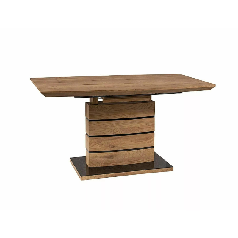 Nowoczesny rozkładany stół Leonardo dąb 140(180)x80